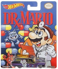 Hot Wheels Dr. Mario 8 Crate Delivery Box Art