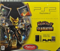 Sony PlayStation 2 SCPH-77004 CB - Starter Pack - Ratchet: Gladiator Box Art
