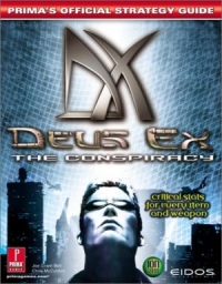 Deus Ex: The Conspiracy - Prima's Official Strategy Guide Box Art