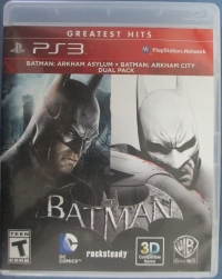 Batman: Arkham Asylum + Batman: Arkham City Dual Pack - Greatest Hits Box Art