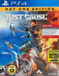 Just Cause 3 - Day One Edition - Limited Edition Steelbook Box Art