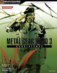 Metal Gear Solid 3: Subsistence - BradyGames Official Strategy Guide Box Art