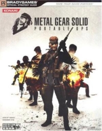 Metal Gear Solid: Portable Ops - BradyGames Official Strategy Guide Box Art