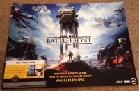 Star Wars: Battlefront GameStop Promotional Store Poster Box Art