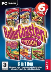 RollerCoaster Tycoon 6 Pack Box Art