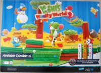 Yoshi's Woolly World GameStop Promotional Store Poster Box Art
