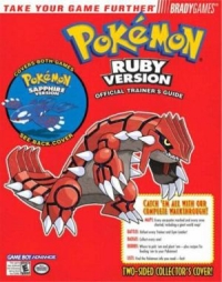 Pokémon Ruby Version & Pokemon Sapphire Version - Official Trainer's guide Box Art