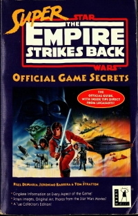 Super Star Wars: The Empire Strikes Back - Official Game Secrets Box Art