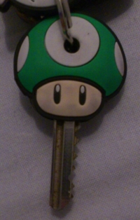 Super Mario - 1-UP Mushroom Keycase Box Art