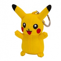 Pikachu Plush Keychain - Tomy Box Art