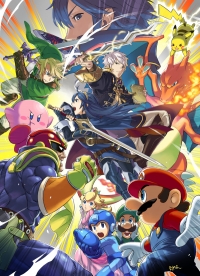 Super Smash Bros. Robin and Lucina artwork / Fantasy Life cast - Double Sided Poster Box Art