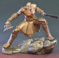 God of War Ascension Kratos Bronze Statue GameStop Exclusive Box Art