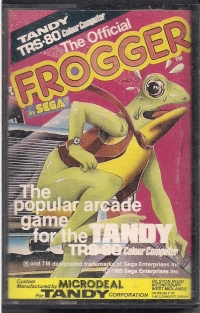 Frogger - Microdeal Box Art