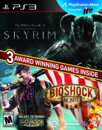Elder Scrolls V, The: Skyrim / BioShock / BioShock Infinite Box Art