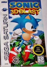 Sonic 3D Blast (Not for Resale) Box Art