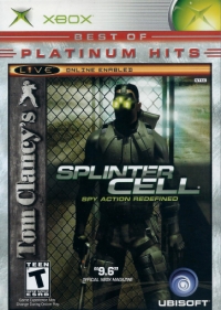 Tom Clancy's Splinter Cell - Best of Platinum Hits Box Art