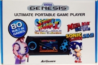 AtGames Sega Genesis Ultimate Portable Game Player (blue) Box Art