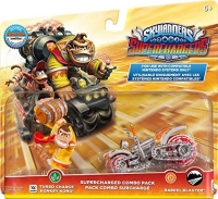 Skylanders SuperChargers - SuperChargers Combo Pack (Turbo Charge Donkey Kong / Barrel Blaster) Box Art