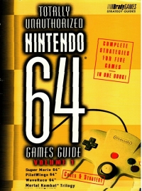 Totally Unauthorized Nintendo 64 Games Guide, Volume 1 Box Art
