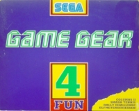 Sega Game Gear (4 Fun) Box Art