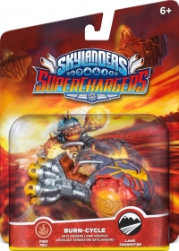 Skylanders SuperChargers - Burn-Cycle Box Art