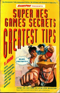 Super NES Game Secrets Greatest Tips Box Art
