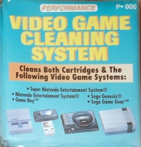 Performance Video Game Cleaning System Box Art