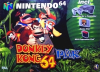 Nintendo 64 - Donkey Kong 64 Pak Box Art
