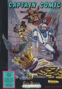 Captain Comic: The Adventure (blue cartridge) Box Art