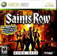 Saints Row Demo Disc Box Art