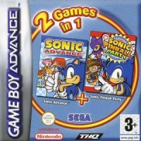 2 Games in 1: Sonic Advance + Sonic Pinball Party Box Art