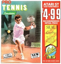 Pro Tennis Simulator Box Art