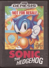 Sonic the Hedgehog (Not for Resale) Box Art