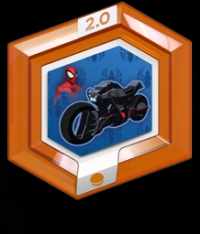 Spider-Cycle - Disney Infinity 2.0 Power Disc [NA] Box Art