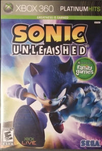 Sonic Unleashed - Platinum Hits Box Art