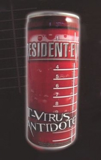 Resident Evil T-Virus Antidote energy drink Box Art