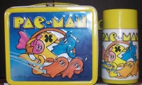 Pac-Man Lunch Box With Thermos (1982) Box Art