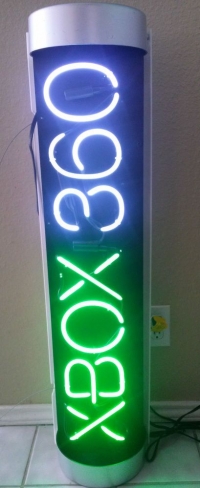 Xbox 360 neon store window sign Box Art