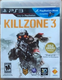 Killzone 3 (Gold Award) Box Art
