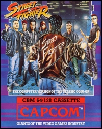 Street Fighter (cassette) Box Art