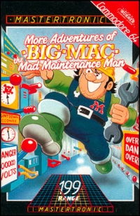 More Adventures of Big Mac: The Mad Maintenance Man (cassette) Box Art