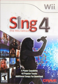 Sing 4 - The Hits Edition Box Art