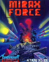 Mirax Force (cassette / Tynesoft) Box Art