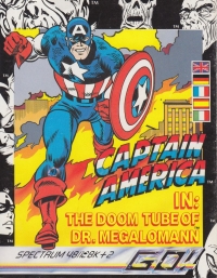 Captain America in: The Doom Tube of Dr. Megalomann Box Art