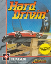 Hard Drivin' (cassette) Box Art