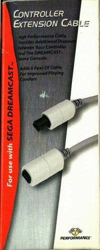 Performance Controller Extension Cable (for use with Sega Dreamcast) Box Art