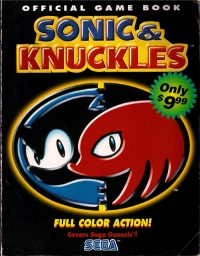 Sonic & Knuckles: Official Game Book Box Art
