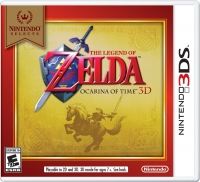 Legend of Zelda, The: Ocarina of Time 3D - Nintendo Selects Box Art