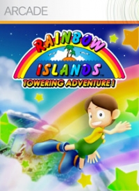 Rainbow Islands Towering Adventure! Box Art