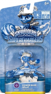 Skylanders SuperChargers - Power Blue Splat Box Art